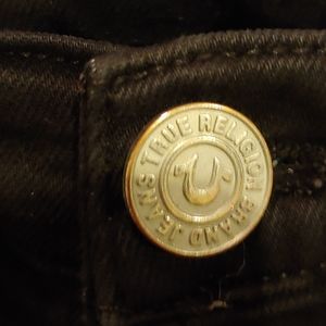 True Religion Halle Mid-rise Super Skinny Size 24